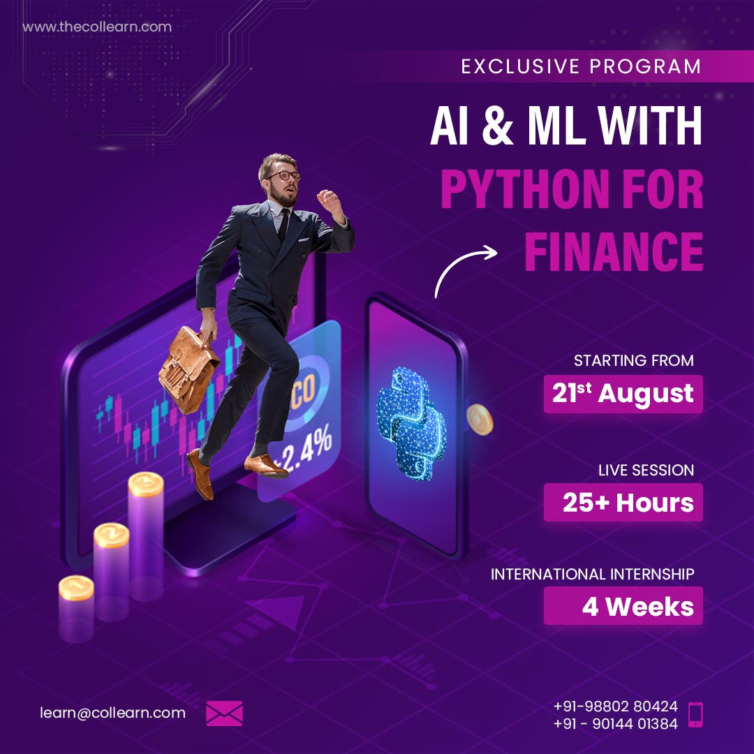 CoLLearn Python for Finance campaign creative