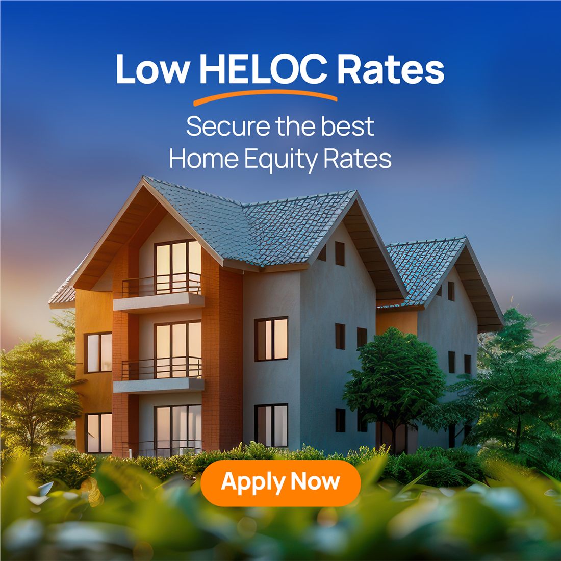 Home equity rates campaign creative