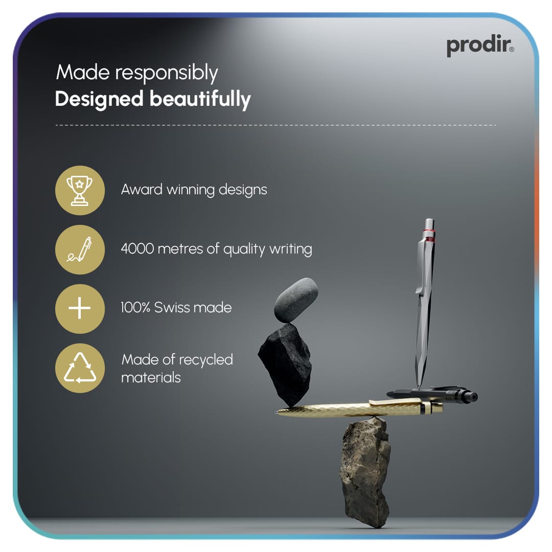 Prodir responsible design campaign creative