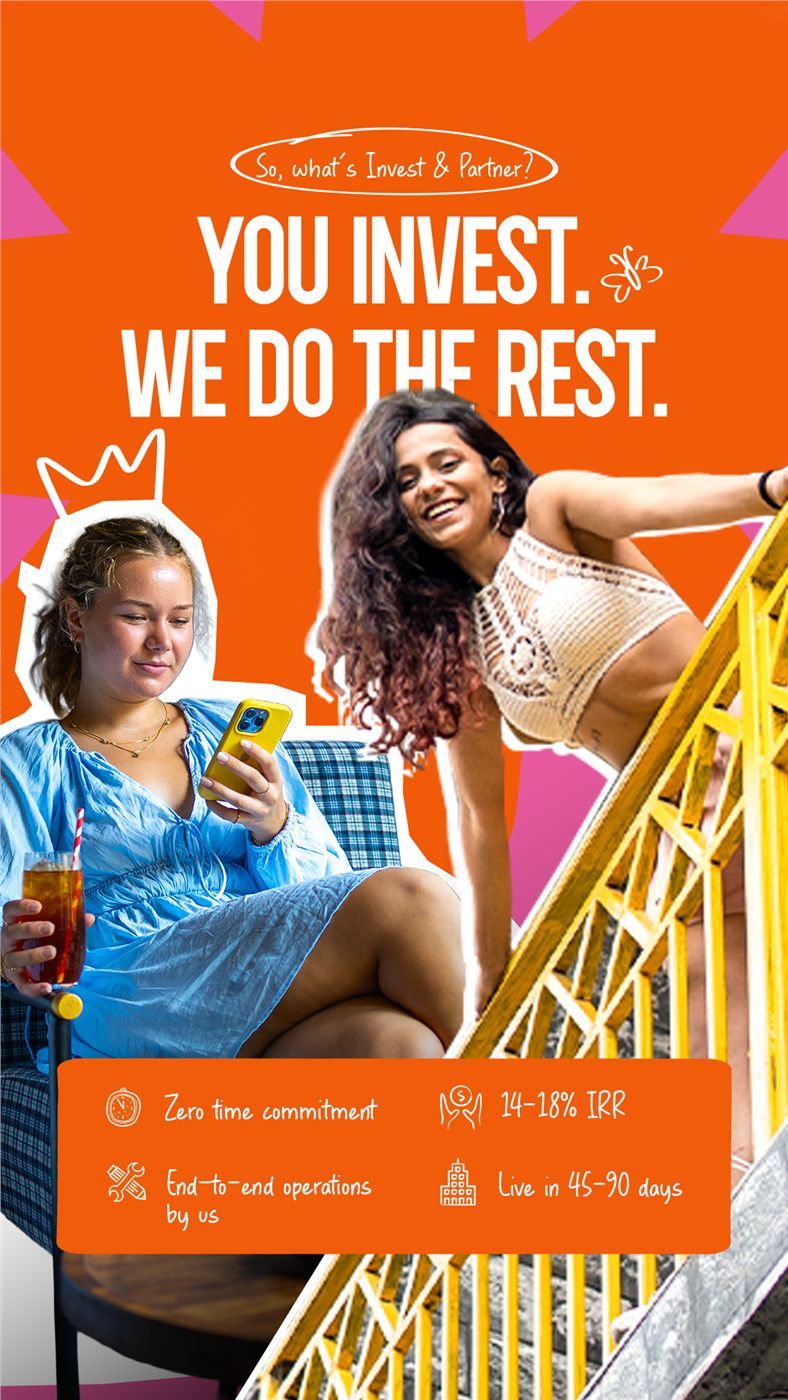 The Hosteller partner story creative